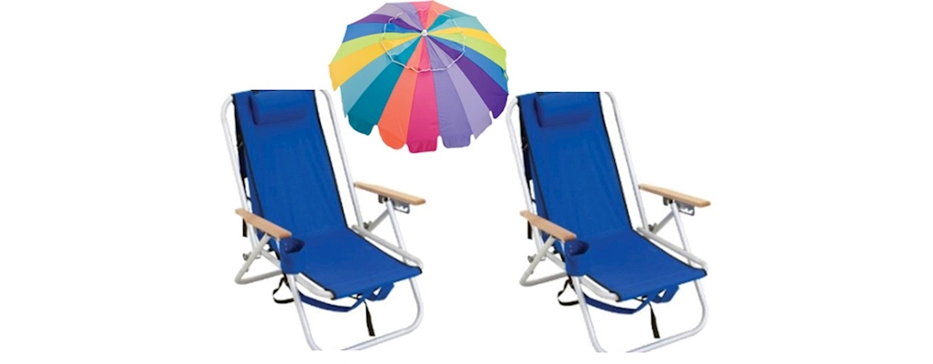 Backpack Chair & Umbrella Set